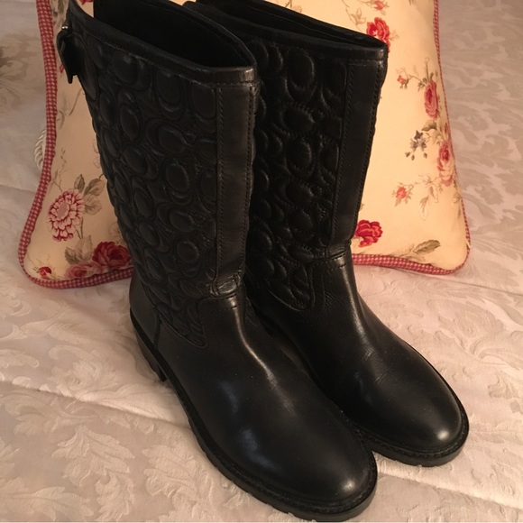 Vintage Coach Black Boot - Picture 2 of 8